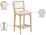 Atrium - Counter Stool With Brushed Natural Base (Set of 2)
