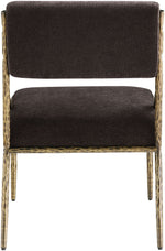 Bastille - Upholstered Dining Side Chair (Set of 2) - Brass Frame