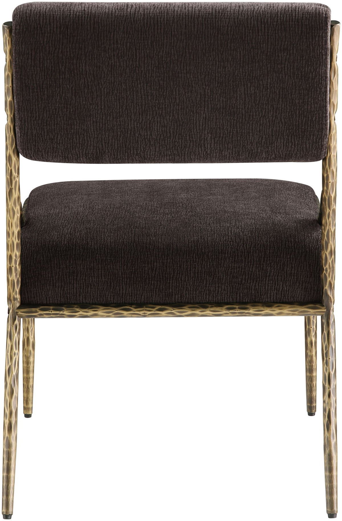 Bastille - Upholstered Dining Side Chair (Set of 2) - Brass Frame