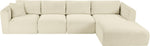 Shaggy - 4 Piece Modular Sectional