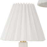 Poppins - 8 Light Brass Chandelier - White / Gold