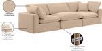 Comfy - Velvet Modular Sofa 3 Seats
