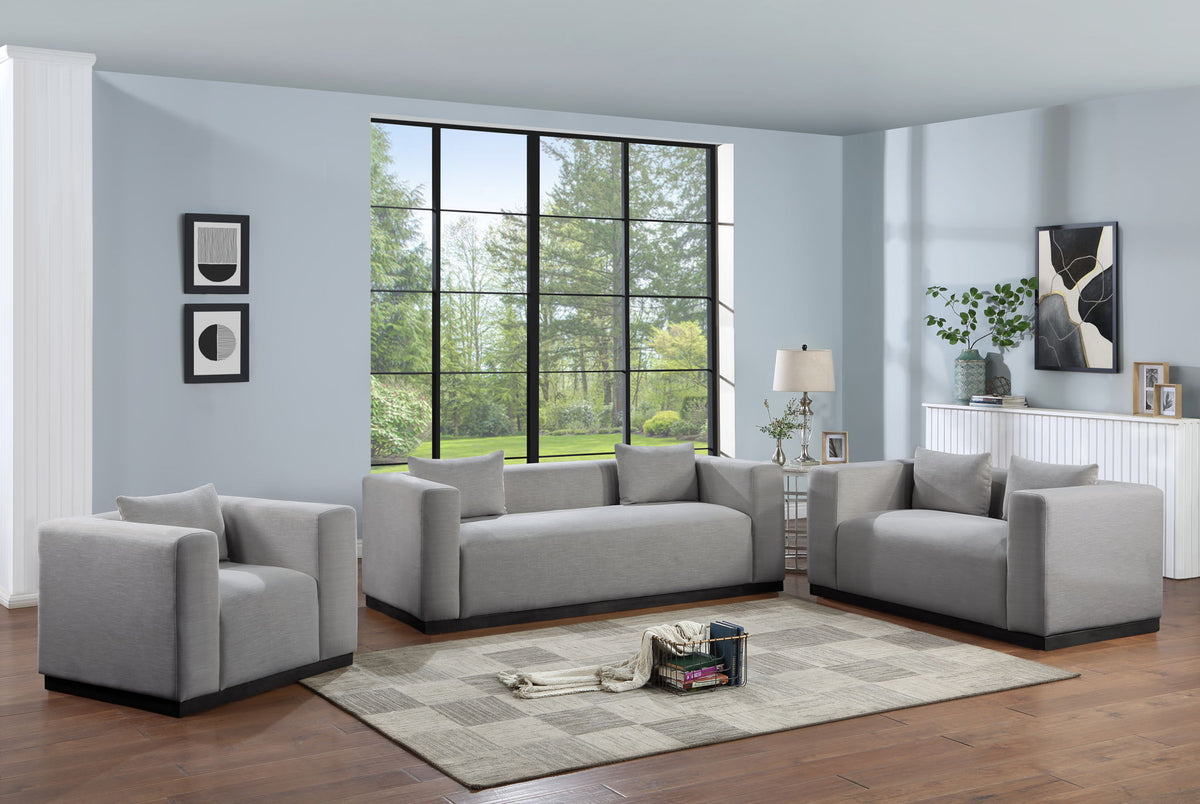 Alfie - Linen Textured Fabic Sofa