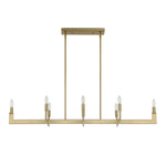 Cordoba - 8 Light Linear Chandelier - Gold