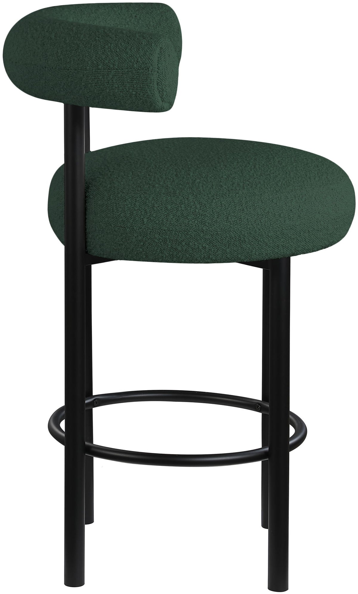 Bordeaux - Stool With Black Legs (Set of 2)