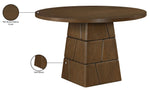 Tavio - 48" Oak Veneer And Solid Wood Dining Table