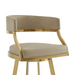 Saturn - Bar Height Bar Stool - Gold