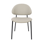 Manhattan Haven - Vegan Leather Metal Side Chair (Set of 4)
