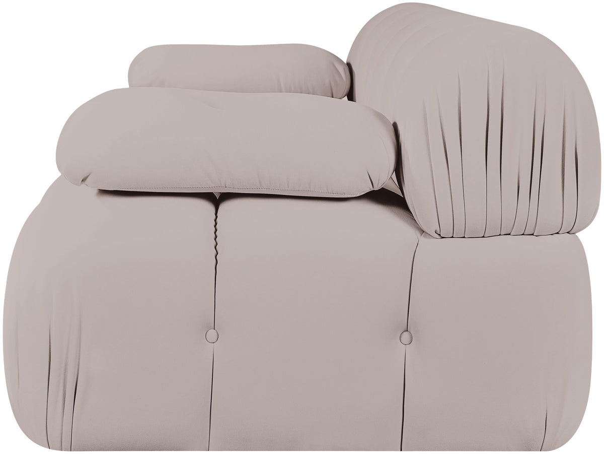 Orin - Velvet Performance Fabric Upholstered 2 Piece Modular Sofa