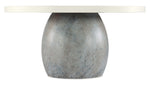 Serenity - Laguna Round Dining Table - Dark Gray / White