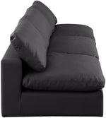 Comfy - Faux Leather Modular Armless Sofa 3 Seats