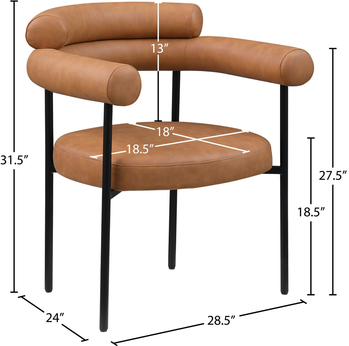 Blake - Faux Leather Dining Chair (Set of 2)