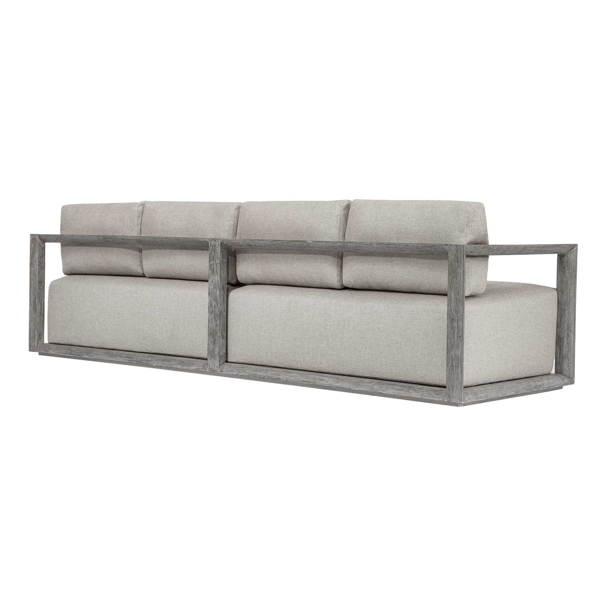 Remsen - Outdoor Large Sofa - Weathered Gray / Dove