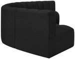 Arc - Boucle Fabric 6 Piece U-Shaped Modular Sofa