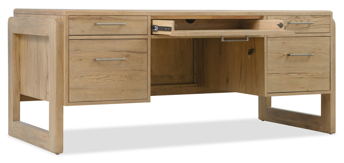 Home Office - Executive Desk - Light Brown
