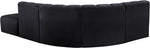 Arc - Velvet 5 Piece Corner Modular Sofa