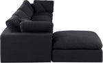 Comfy - 5 Piece Linen Modular Sectional With Chaise