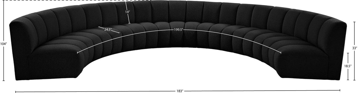 Infinity - 7 Piece Boucle Modular Sectional