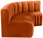 Arc - Velvet 3 Piece Sofa