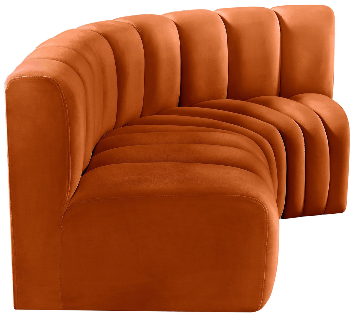 Arc - Velvet 3 Piece Sofa
