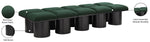 Pavilion - 10 Piece Modular Bench With Black Base