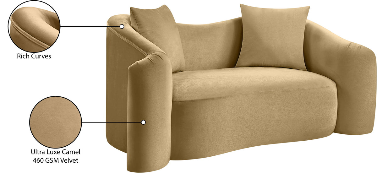 Destin - Velvet Loveseat