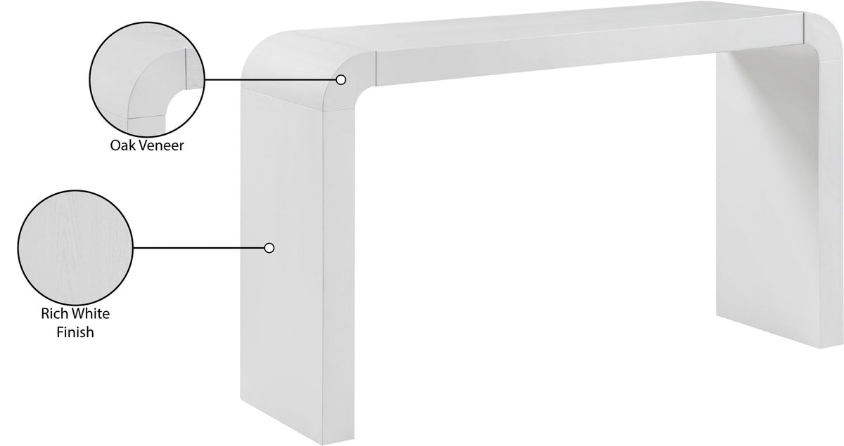 Toulon - Oak Veneer Console Table
