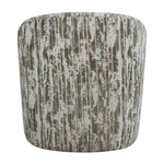 Mari - Boucle Swivel Chair - Green / White