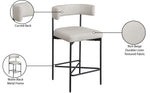 Rivage - Durable Stool With Black Frame (Set of 2)