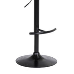 Larisa - Adjustable  Wood Bar Stool - Black