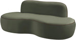 Swerve - Velvet 77" Upholstered Loveseat