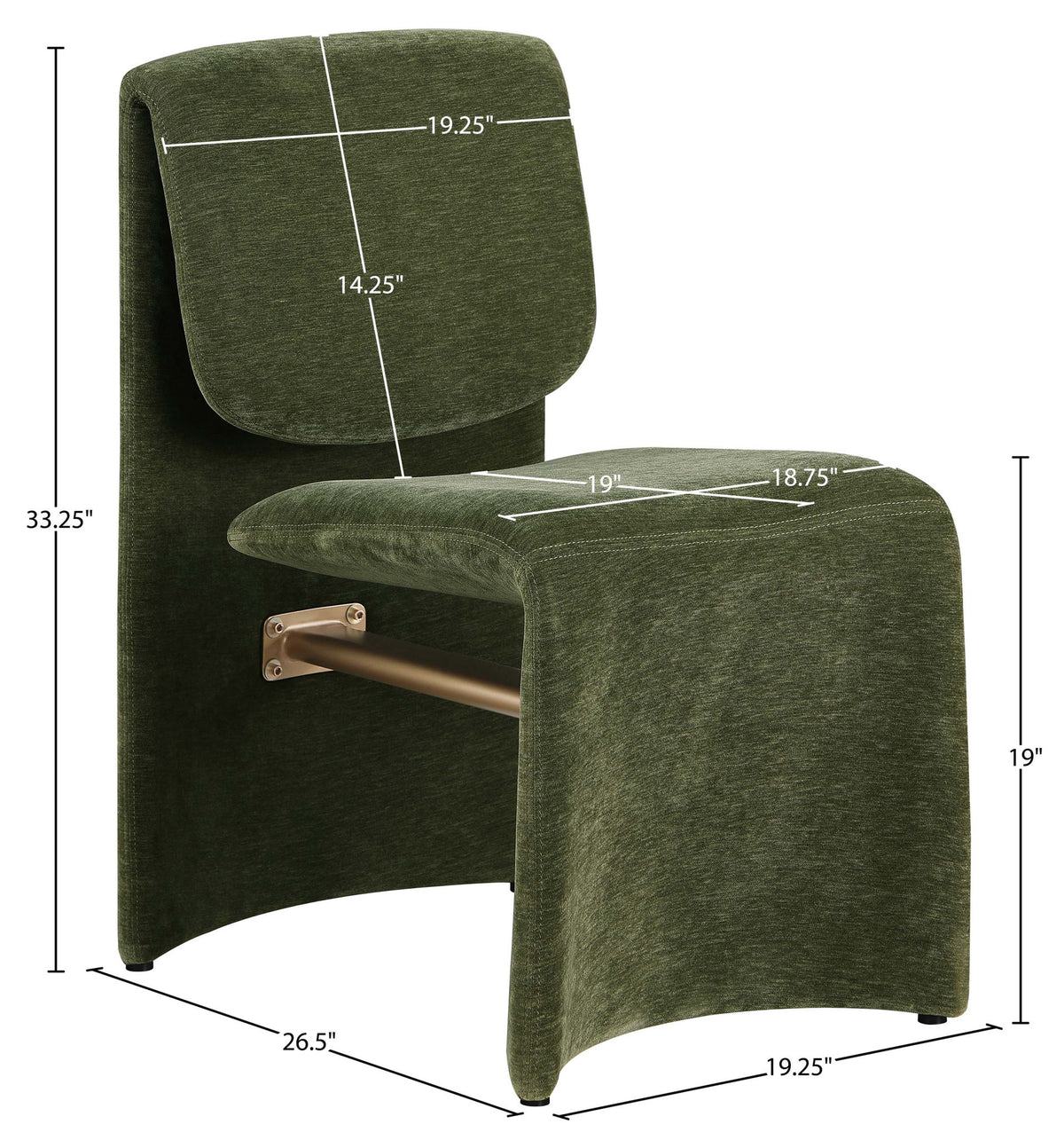 Slique - Performance Fabric Upholstered Dining Chair (Set of 2)