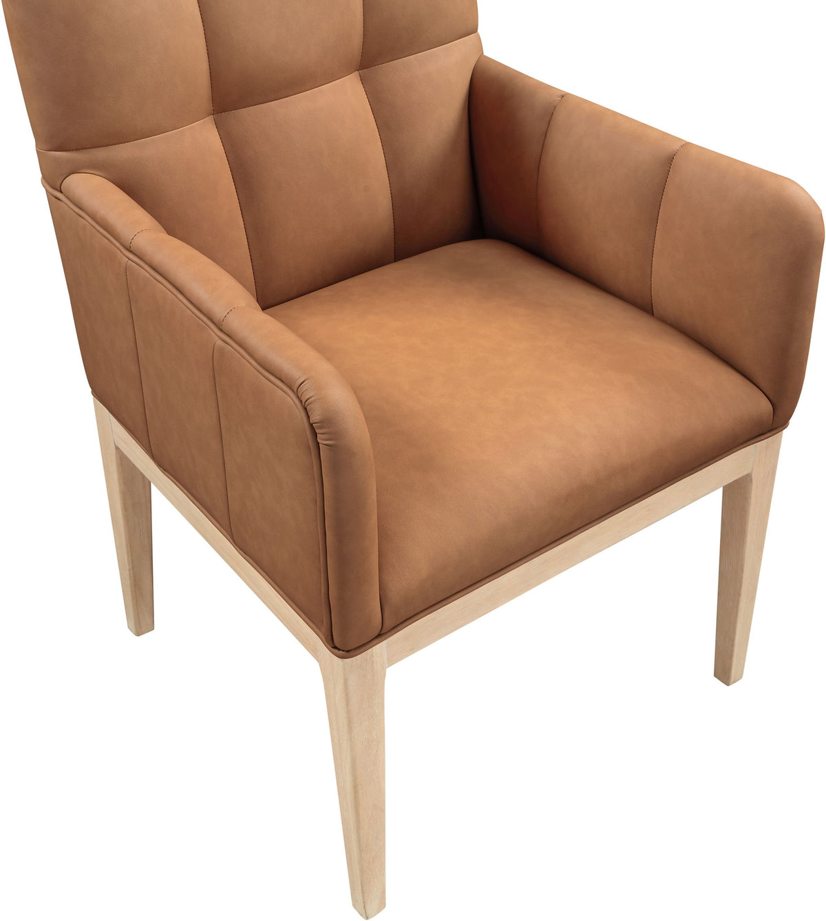 Adrian - Dining Arm Chair (Set of 2) - Light Brown Legs
