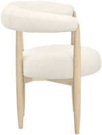 Sable - Vegan Leather Upholstered Dining Chair (Set of 2) - Painted Natural Base