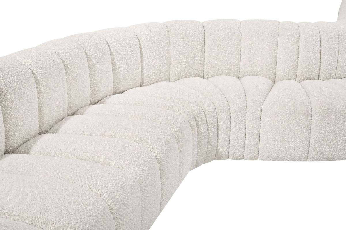 Arc - Boucle Fabric Modular Sectional