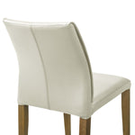 Velena - Full Back Top Grain Leather Upholstered Wood Dining Chairs (Set of 2) - Gray