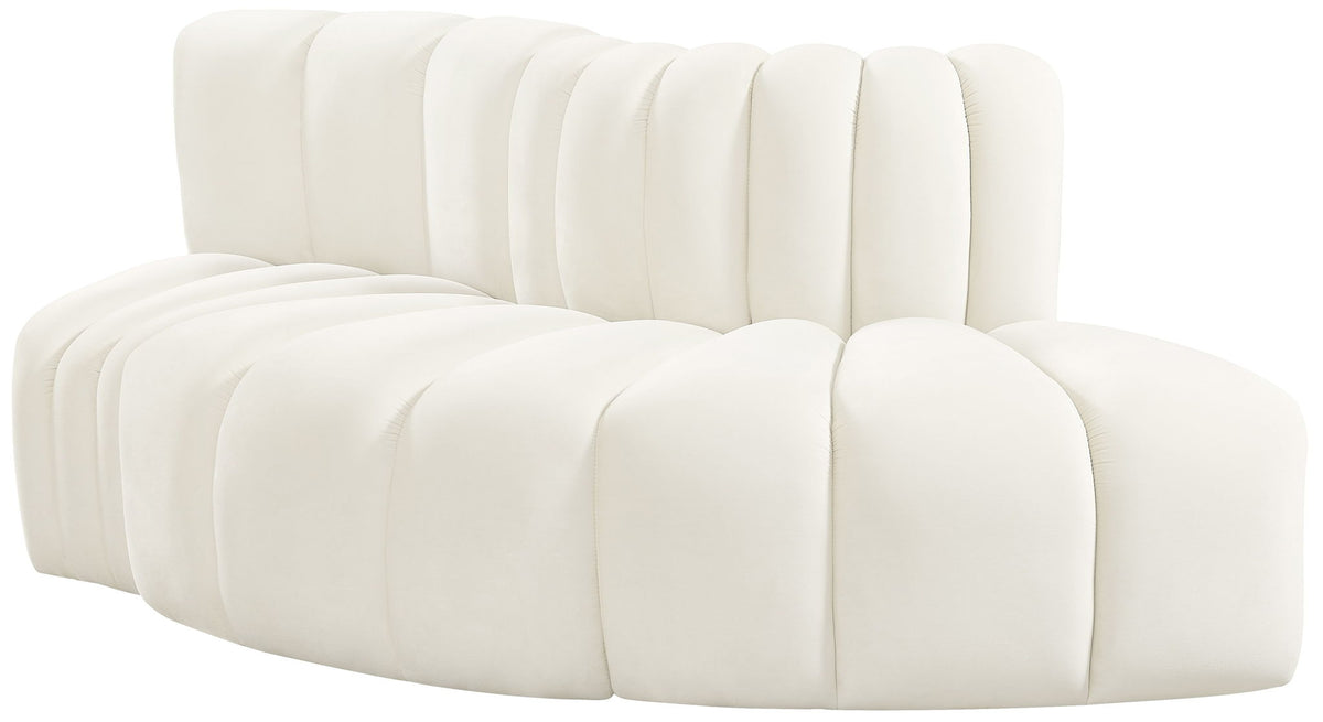 Arc - Velvet 3 Piece Modular Sofa