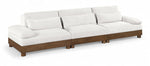 Turin - Chenille Fabric Upholstered Modular Sectional - Cream