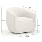 Jordan - Velvet Swivel Chair