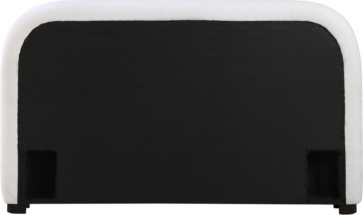 Vaughn - Chenille Bed With Black Base
