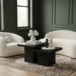 Spencer - 18" Oak Veneer 2 Piece Coffee Table
