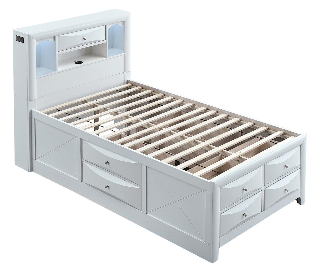 Glory Furniture - Marilla - Storage Bed With Lighting