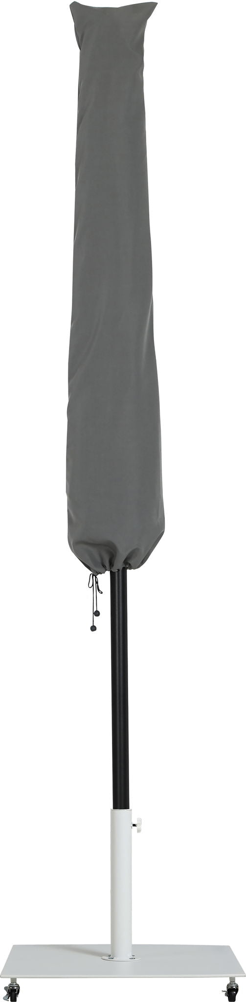 Fiji - Aluminum Patio Umbrella With Square White And Black Base