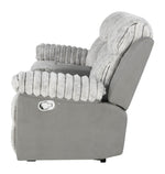 Plush - Reclining Loveseat - Gray