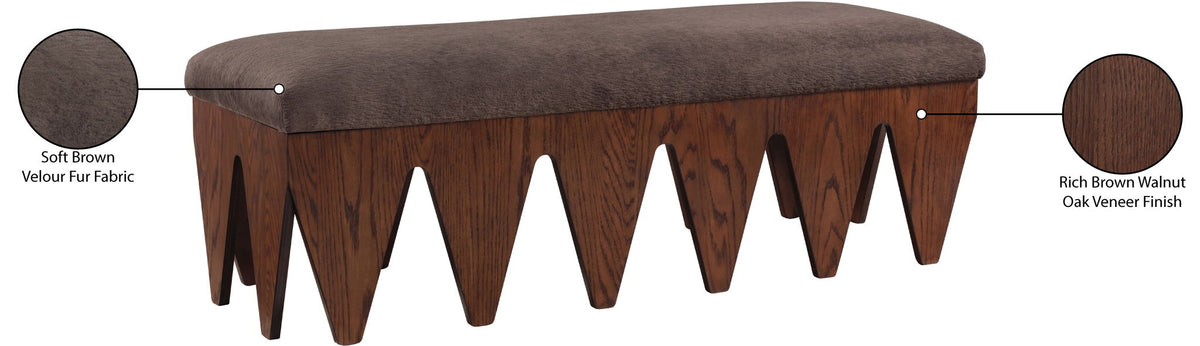 Altair - Bench - Dark Brown Base