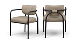 Serava - Vegan Leather Upholstered Dining Chair (Set of 2)