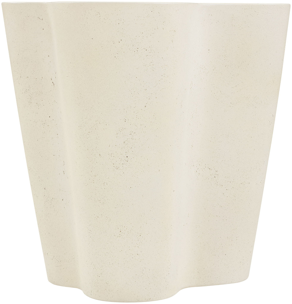 Monza - Concrete And Fiberglass Indoor / Outdoor End Table - Cream