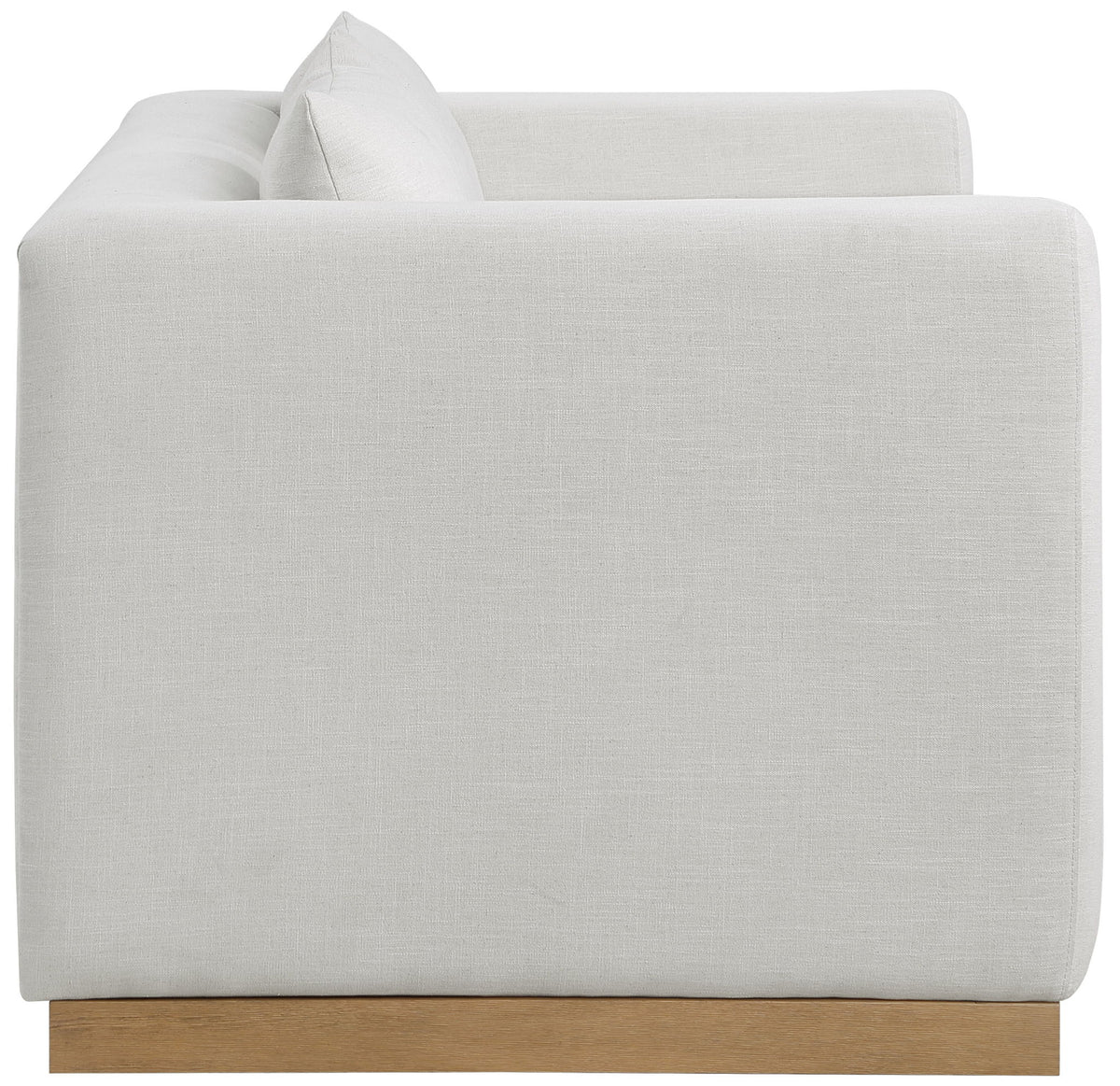 Alfie - Linen Textured Fabic Loveseat