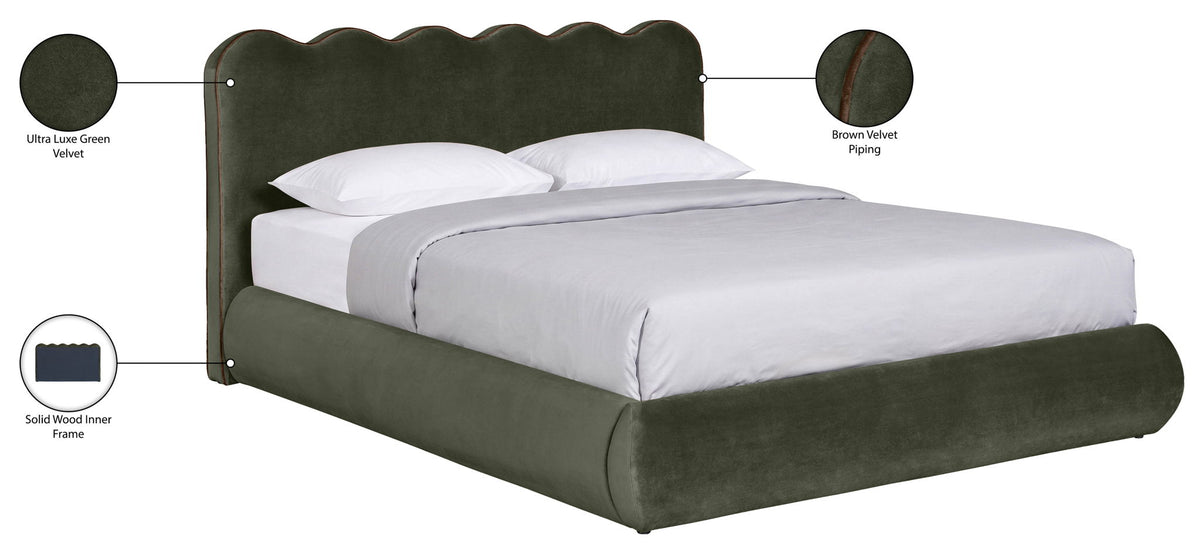 Tempo - Velvet Upholstered Bed