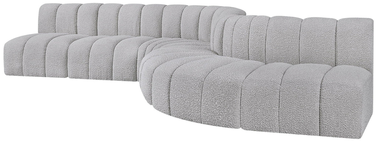 Arc - Boucle Fabric 7 Piece Modular Sofa